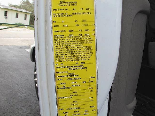 2001 CHEVROLET EXPRESS 3500 Hollywood Florida Photo #0127865A